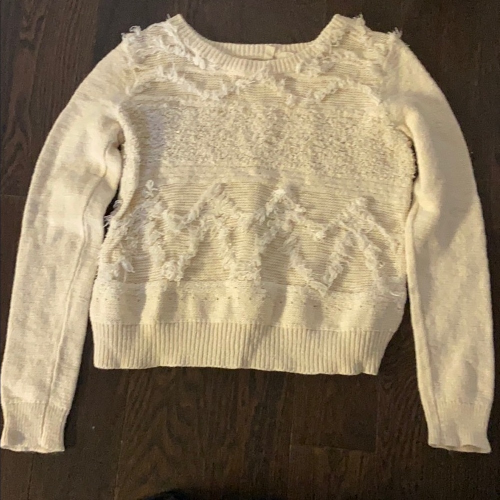 Cream Sweater XS